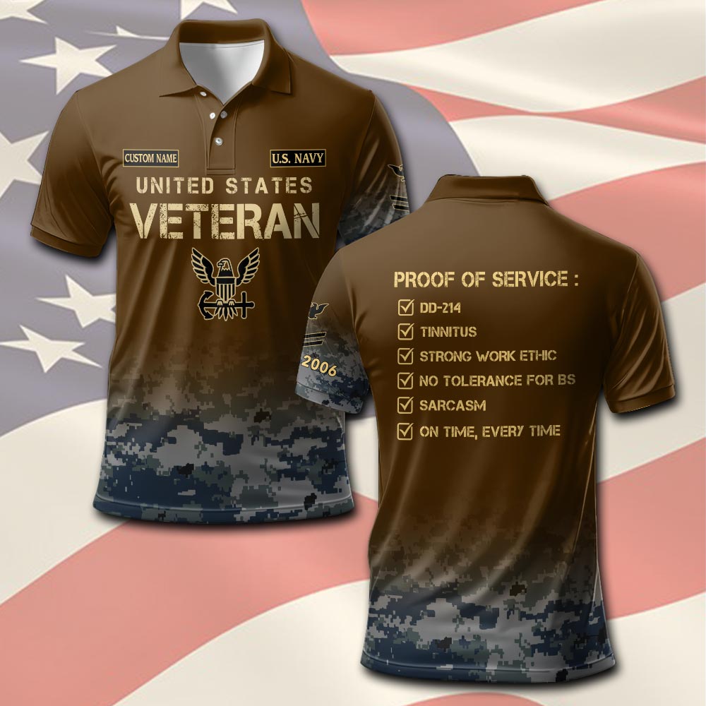 US Navy, Honor The Fallen - Polo Shirt