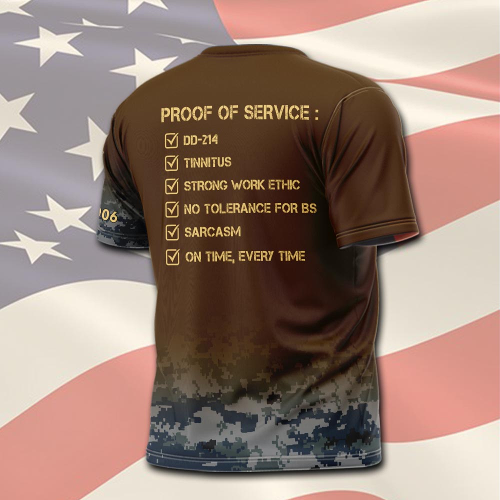 US Navy, Honor The Fallen - T-Shirt - Image 3