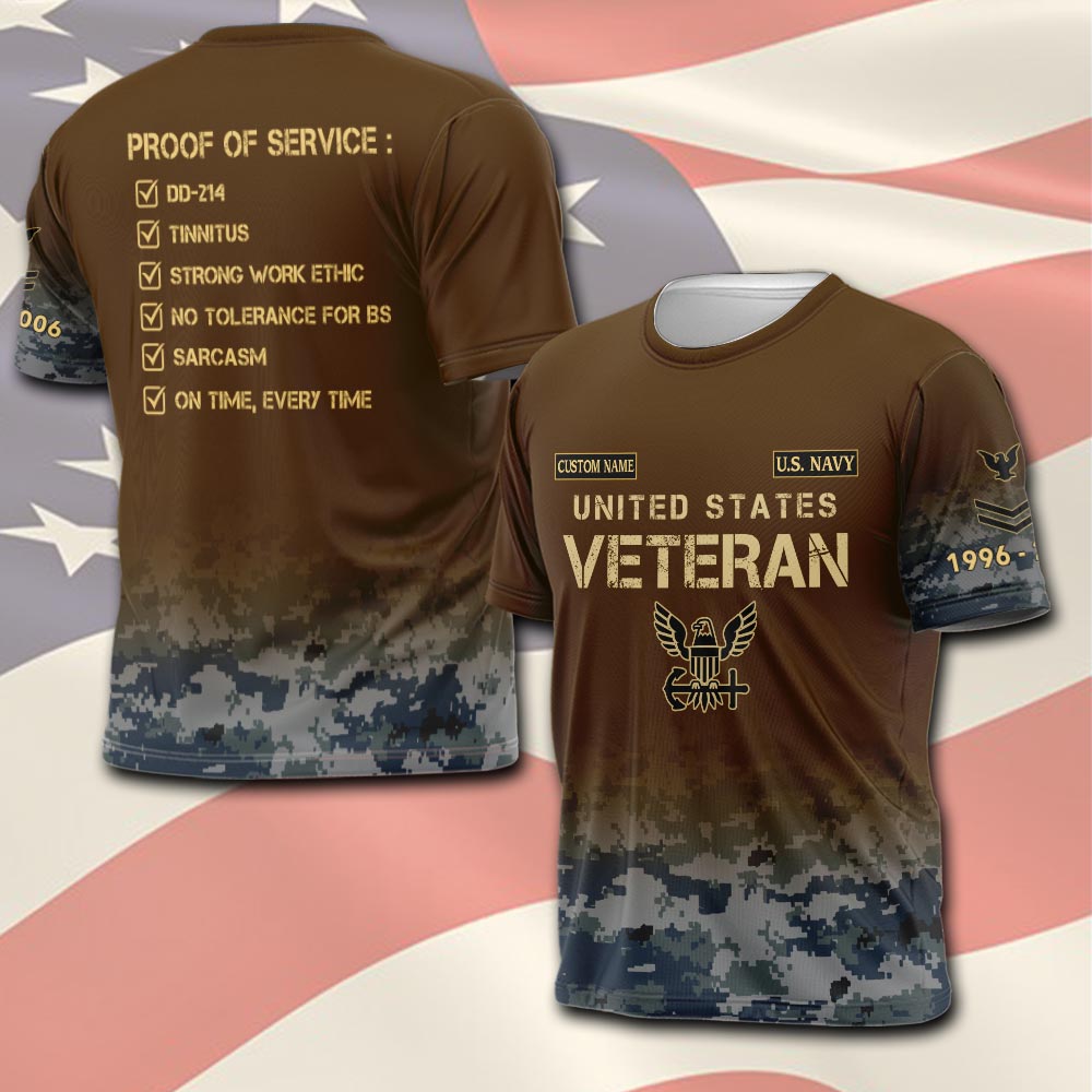 US Navy, Honor The Fallen - T-Shirt