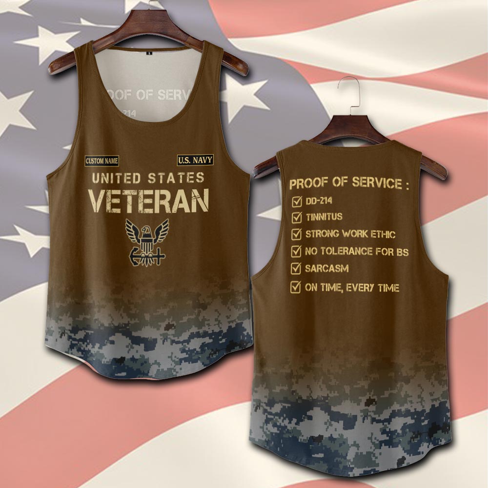 US Navy, E 4 Gold - Tank-Top