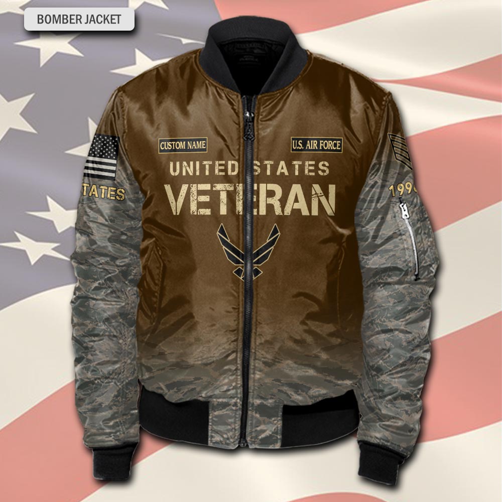 US Air Force , E 8 Air Force Senior Master Sergeant - Bomber Jacket - Image 2