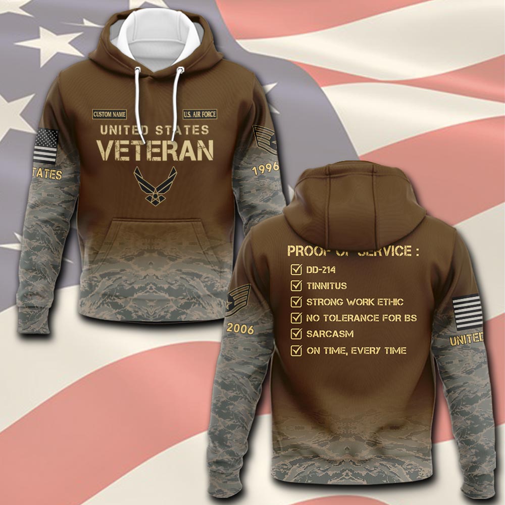 US Air Force , E 4 Air Force Sergeant - Hoodie