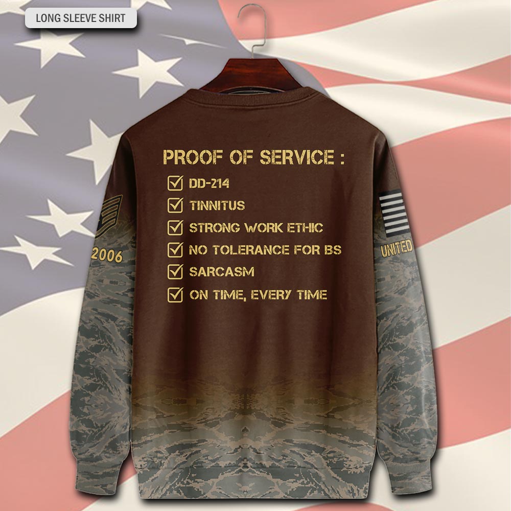 US Air Force , Honor The Fallen - Sweatshirt - Image 3