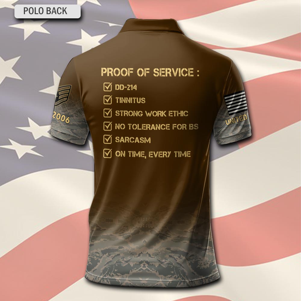 US Air Force , O 3 Air Force Captain - Polo Shirt - Image 3