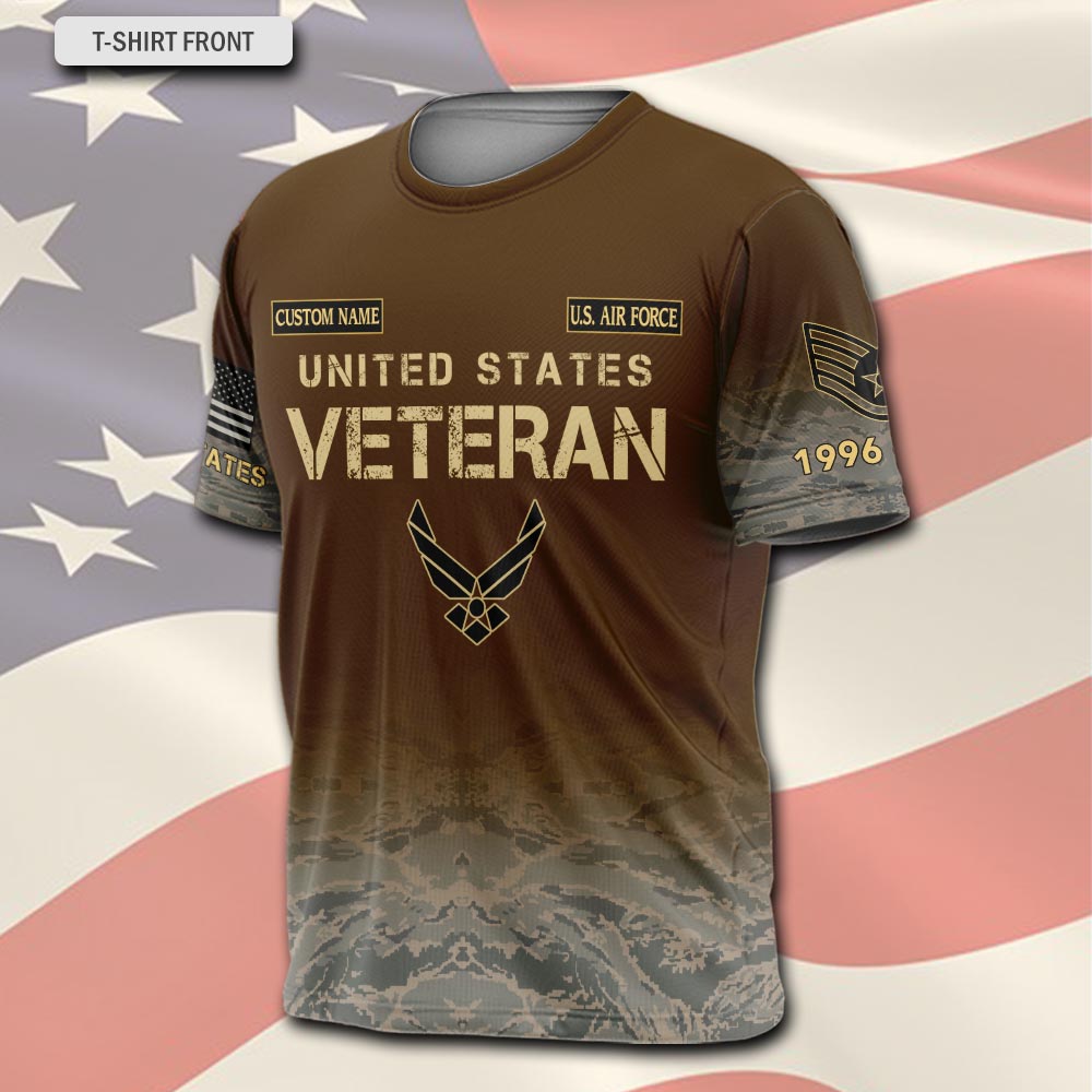 US Air Force , E 6 Air Force Technical Sergeant - T-Shirt - Image 2