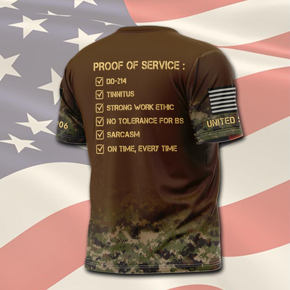 US Coast Guard, Born Ready - T-Shirt - Image 3