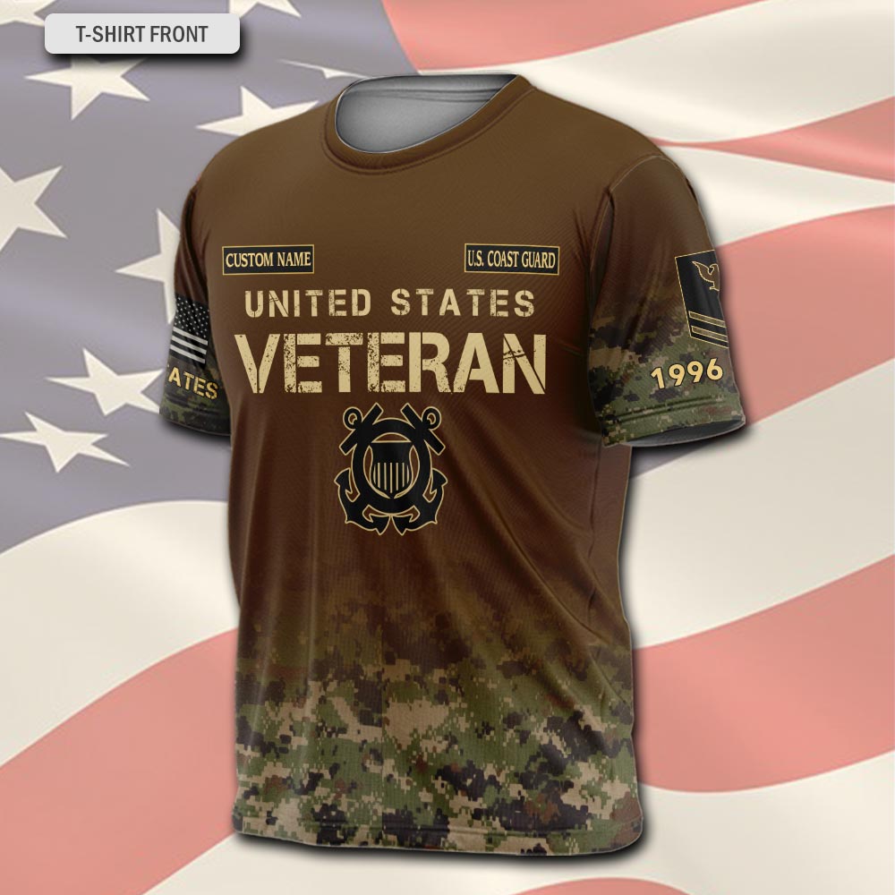 US Coast Guard, Born Ready - T-Shirt - Image 2