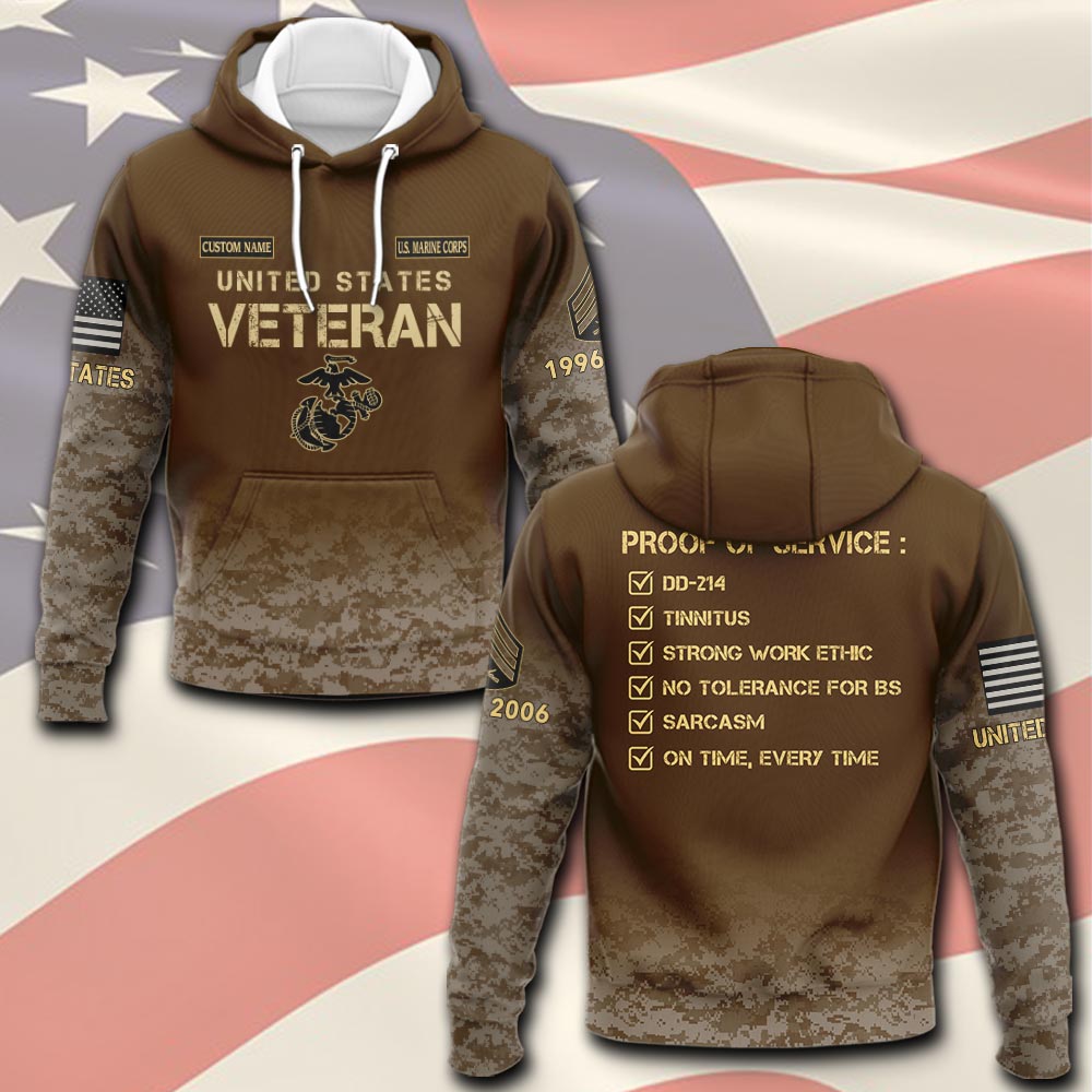 US Marine Corps, W 3 Marines Chief Warrant Officer 3 - Hoodie