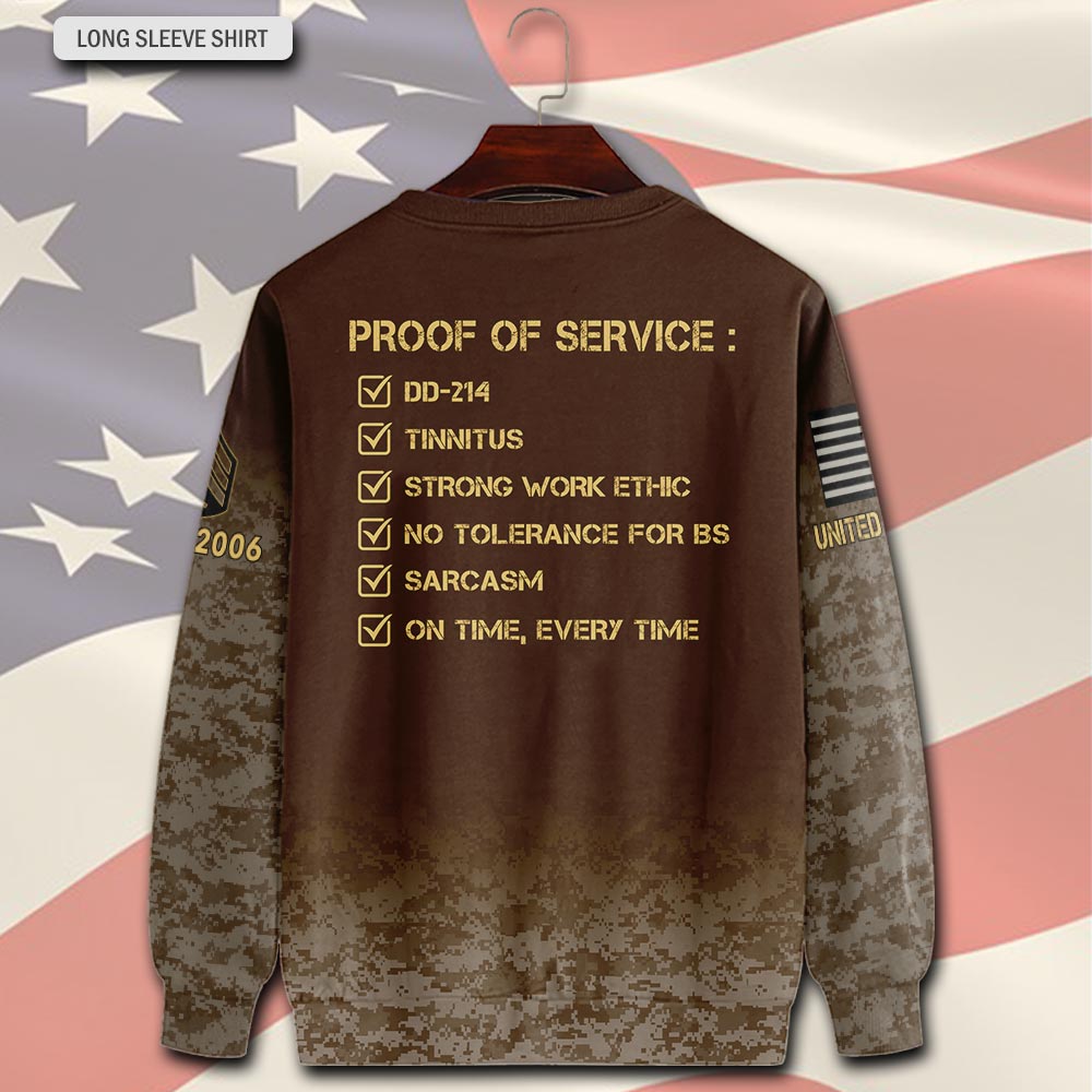US Marine Corps, E 8 Marines First Sergeant - Sweatshirt - Image 3