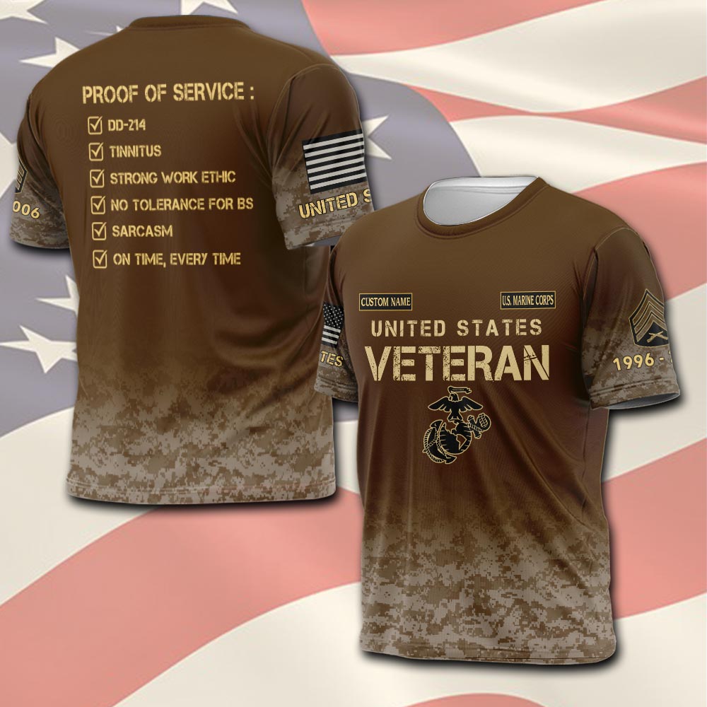 US Marine Corps, Life And Pride - T-Shirt