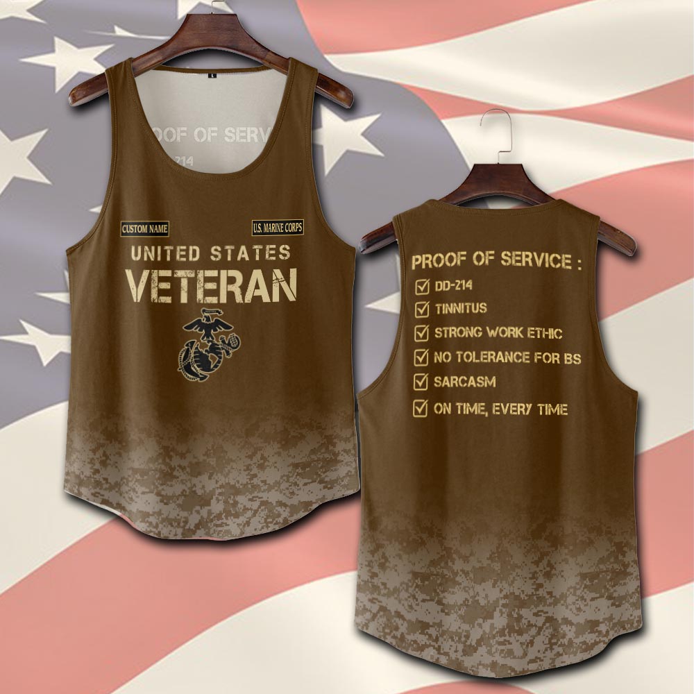 US Marine Corps, Proud To Have Served - Tank-Top