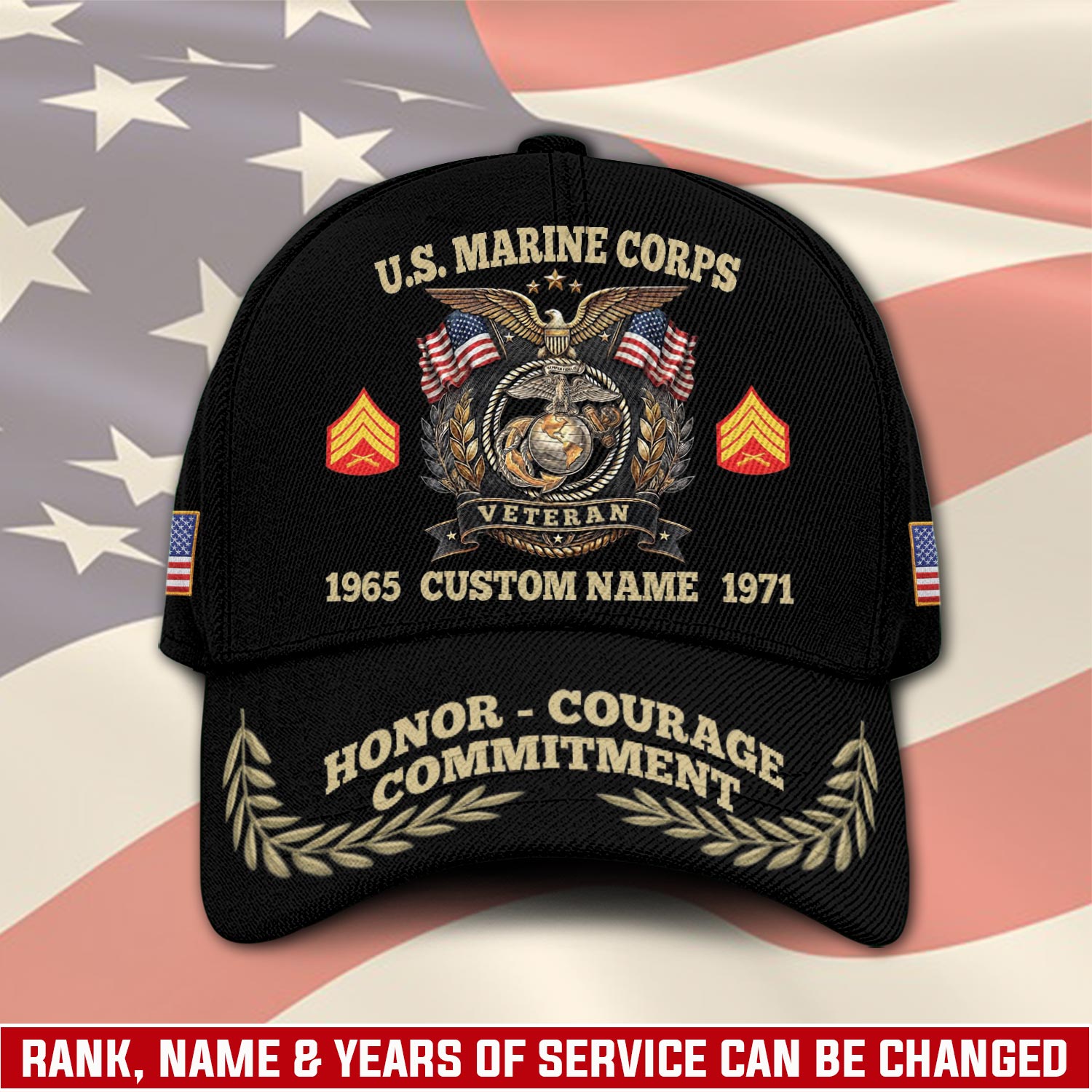 US Marine Corps, O 3 Marines Captain - Classic Cap