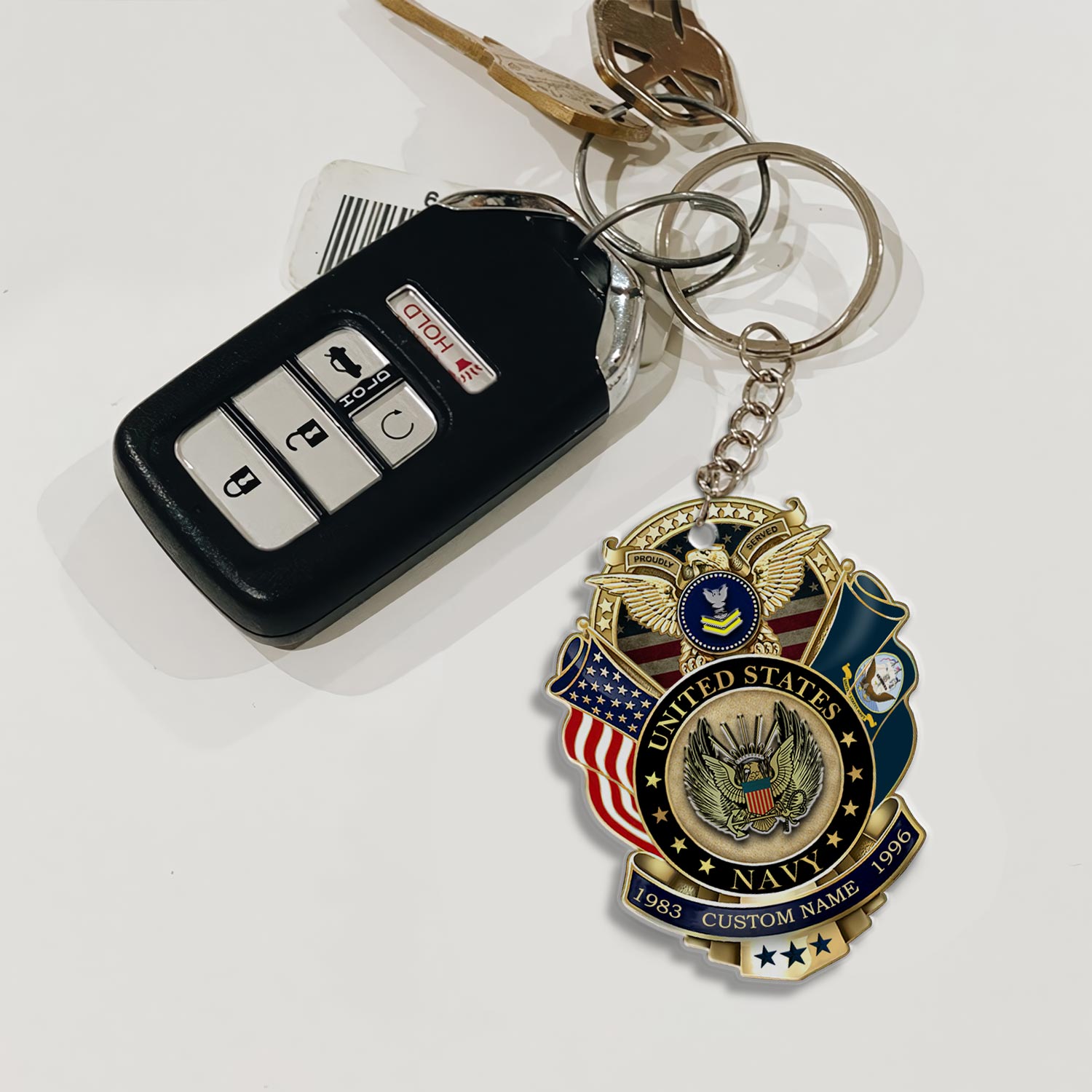US Navy, All Gave Some, Some Gave All - Acrylic Keychain - Image 3