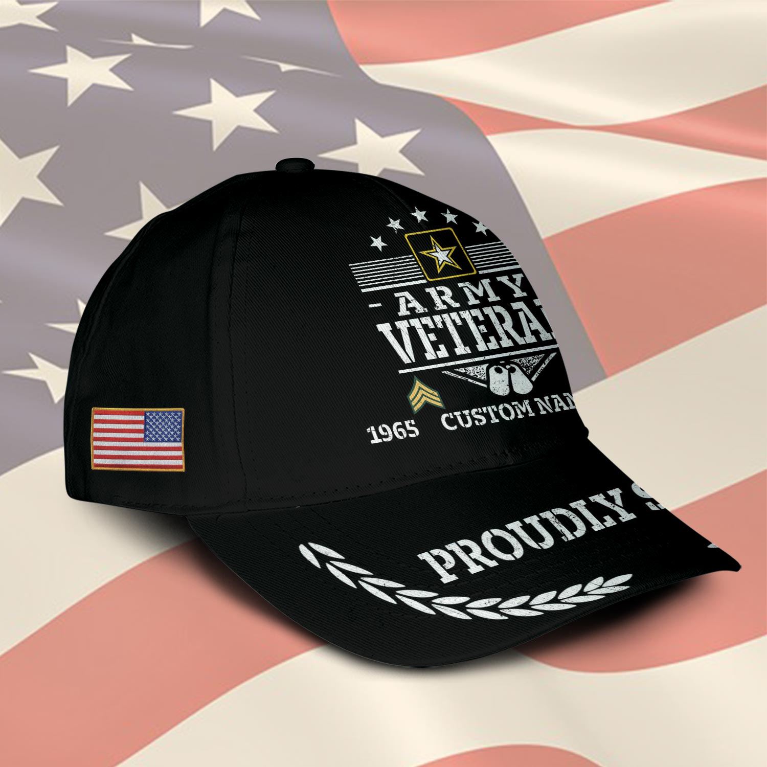 US Army, E 8 Army Master Sergeant - Classic Cap - Image 2