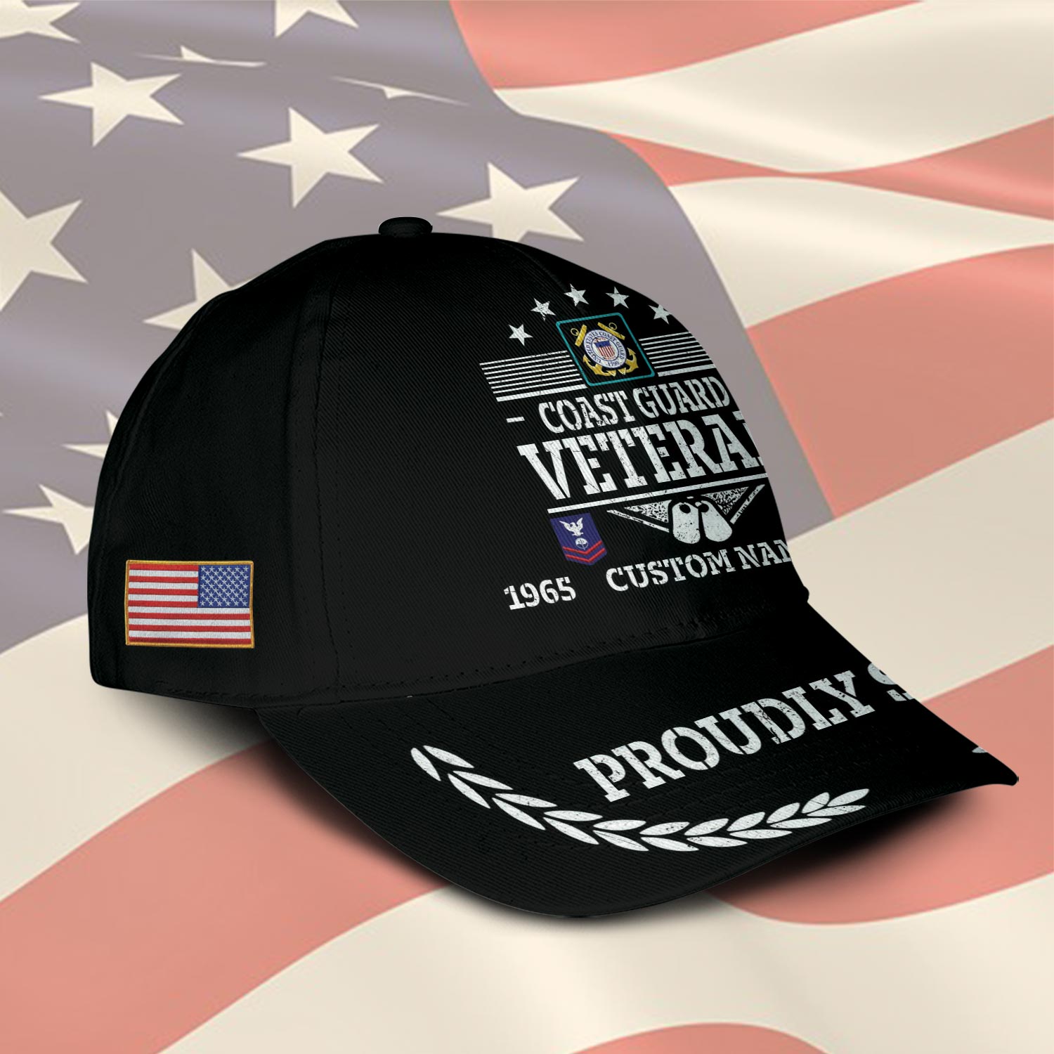 US Coast Guard, E 9 Gold - Classic Cap - Image 2