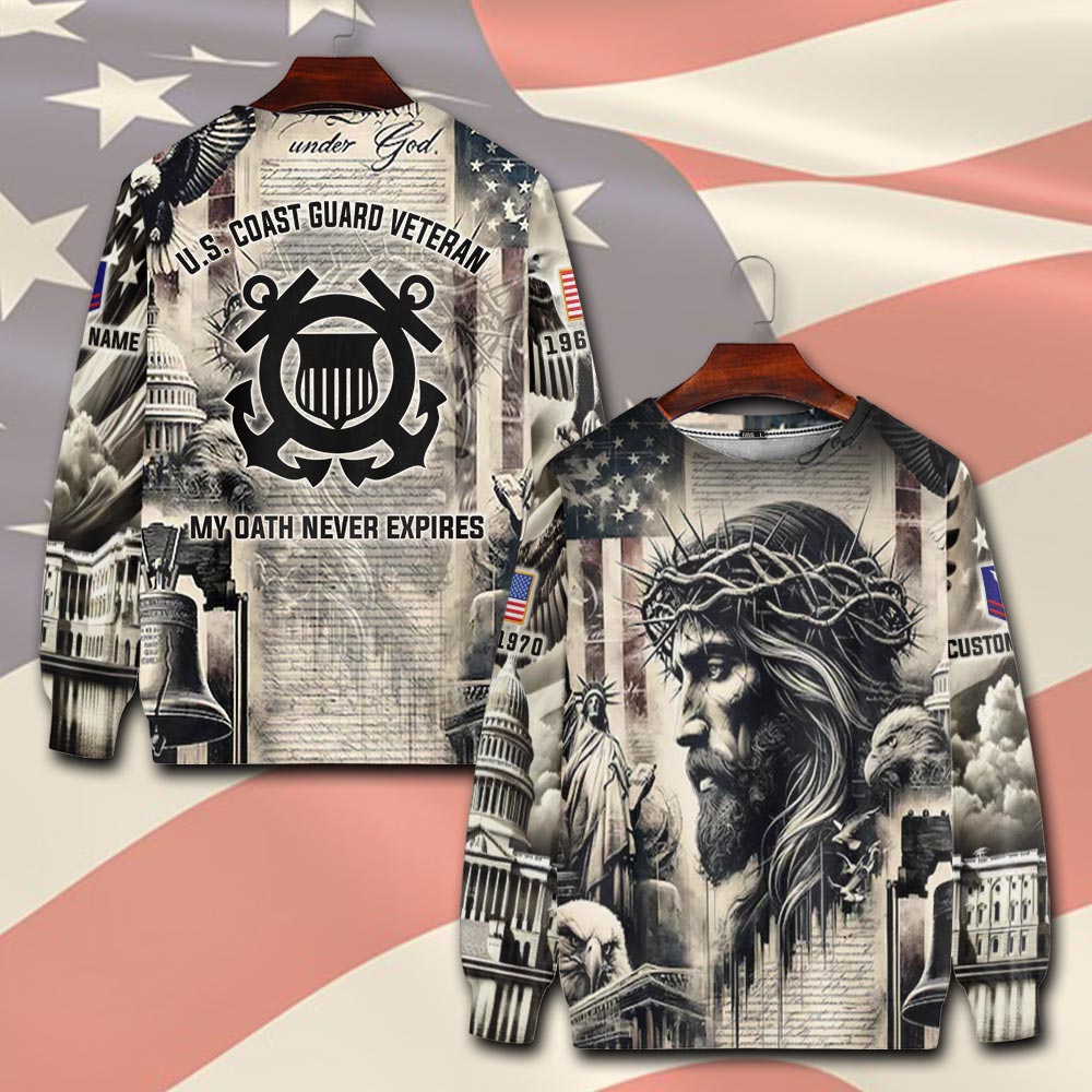 US Coast Guard, E 9 Gold - Sweatshirt