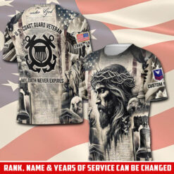 US Coast Guard, Remember - Honor - Respect - T-Shirt