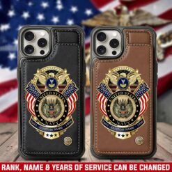 US Navy, Once A Sailor, Always A Sailor - Leather Flip Phone Case