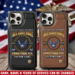 US Air Force , Freedom Over Fear - Leather Flip Phone Case