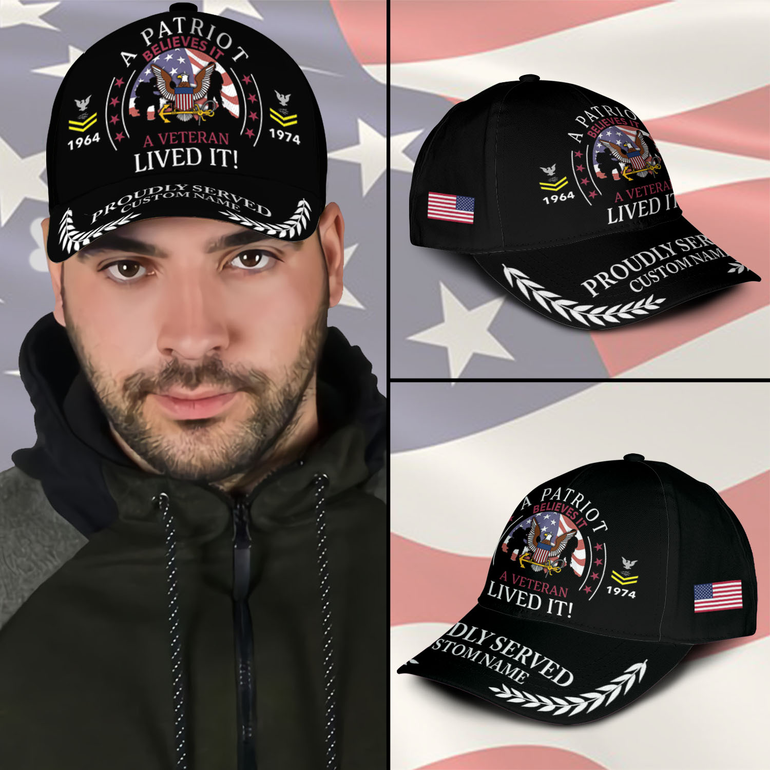 US Navy, Life And Pride - Classic Cap - Image 3