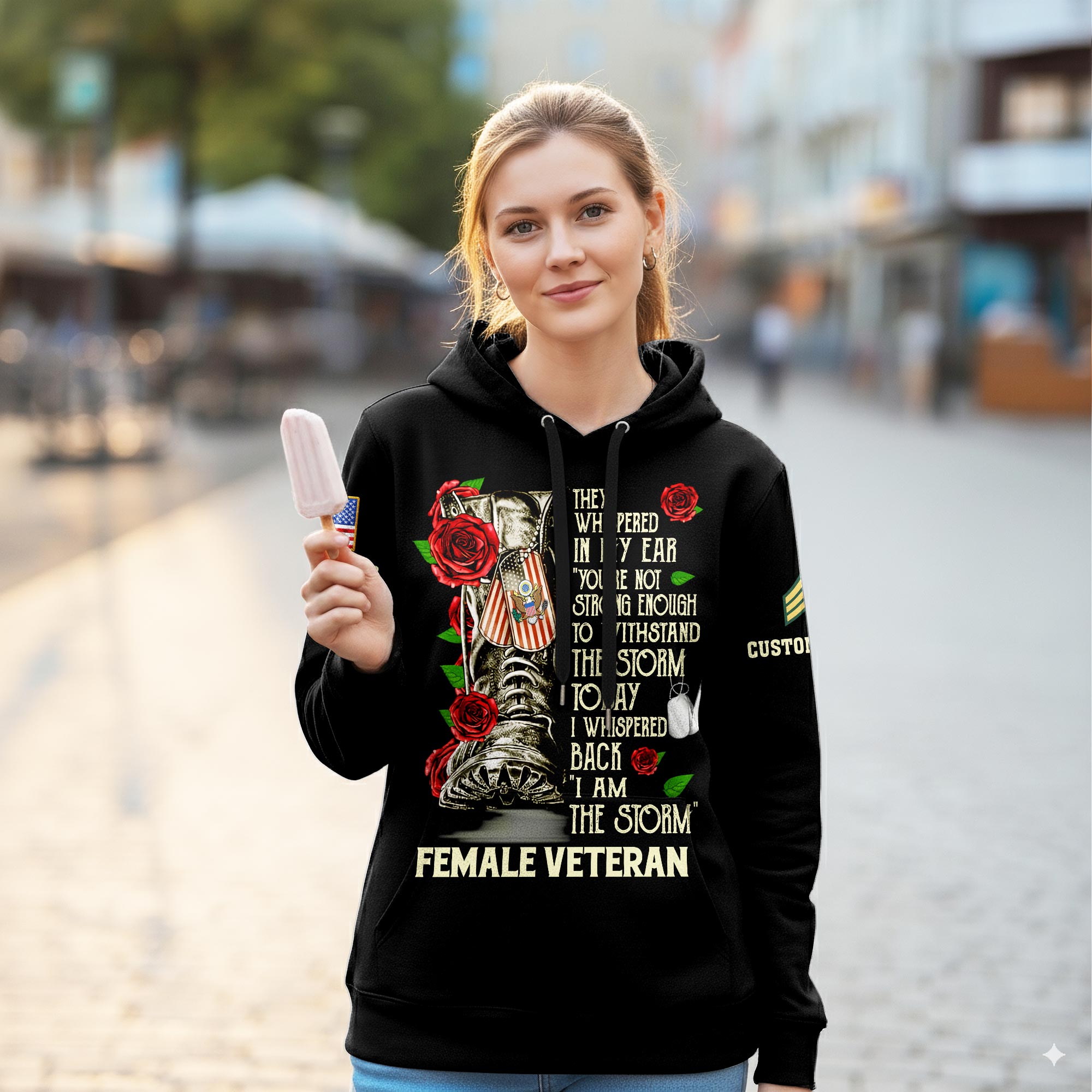 US Army, All Gave Some, Some Gave All - Women Hoodie - Image 2