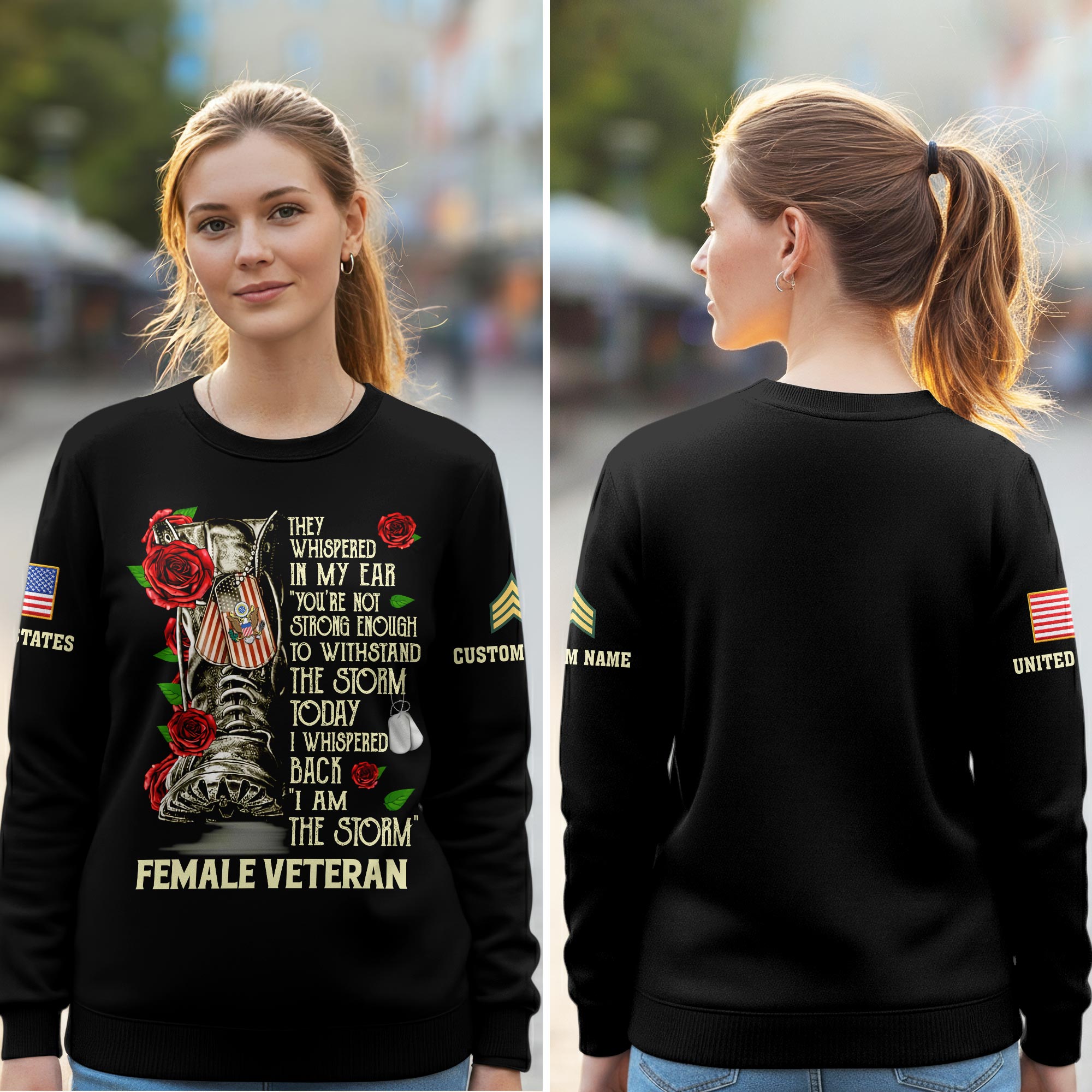 US Army, O 5 Army Lieutenant Colonel - Women Sweatshirt