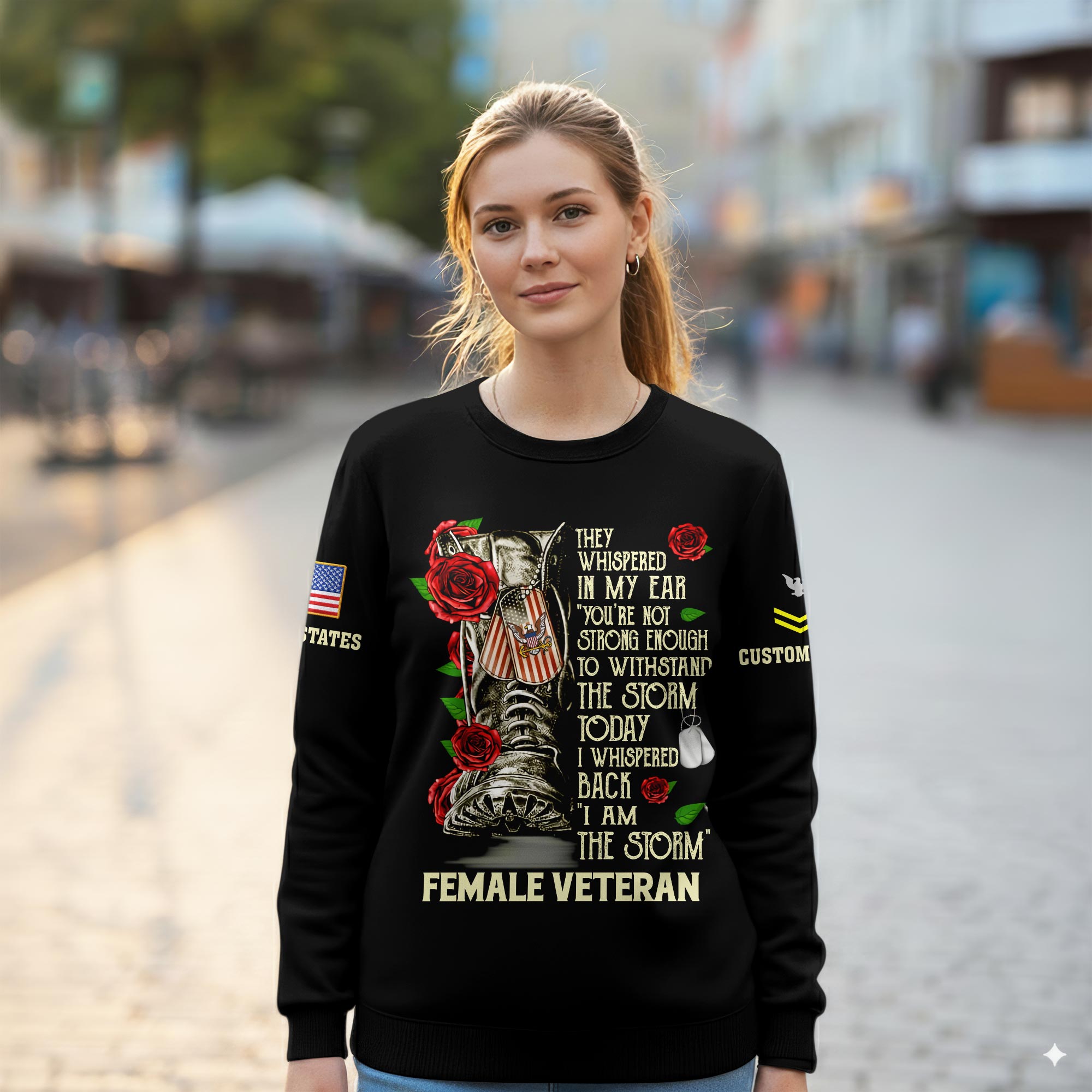 US Navy, No One Gets Left Behind - Women Sweatshirt - Image 2