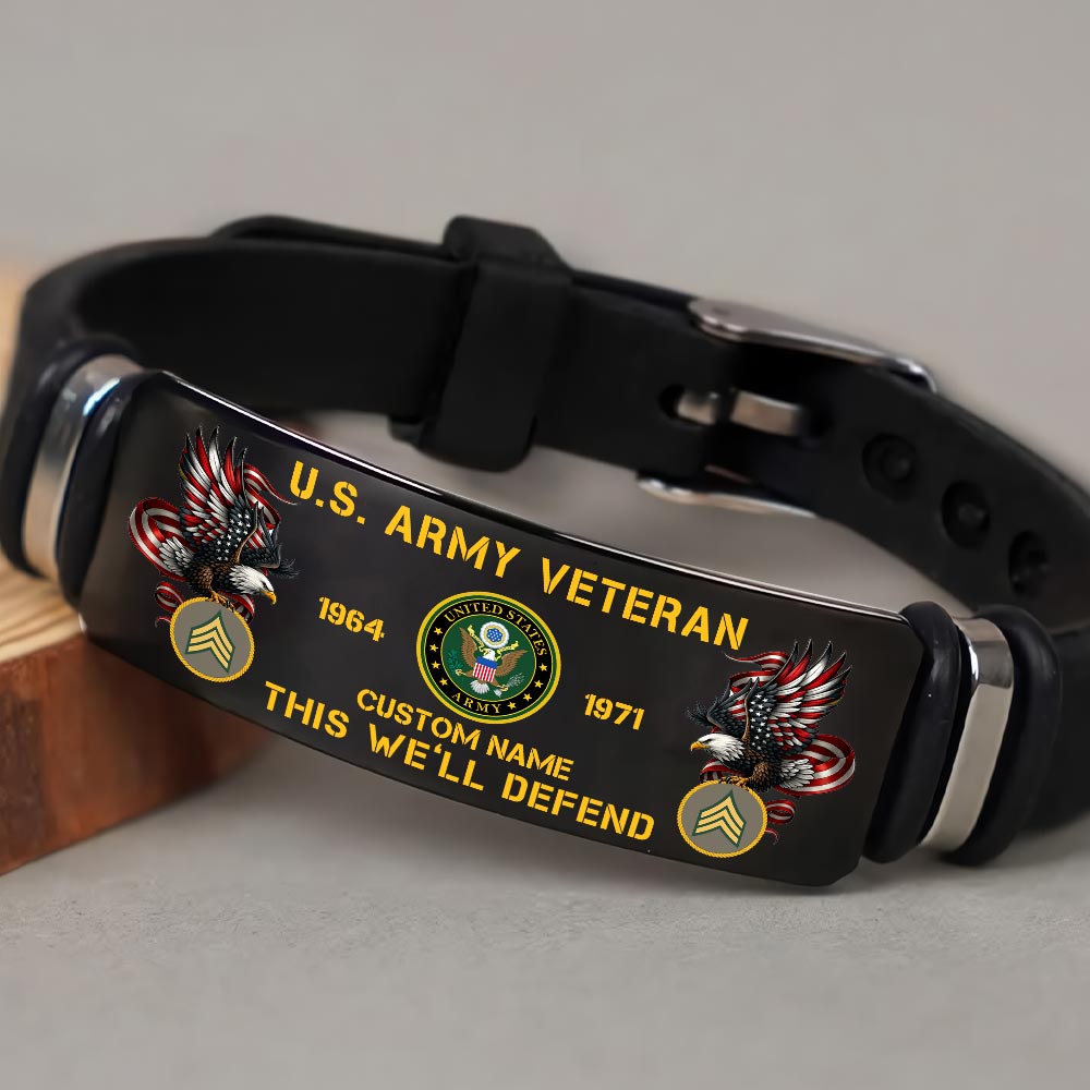 US Army, Honor, Duty, Service - Bracelet - Image 4