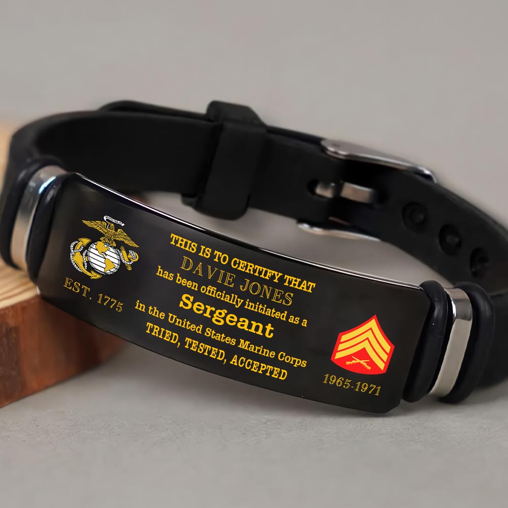 US Marine Corps, Remember - Honor - Respect - Bracelet - Image 4