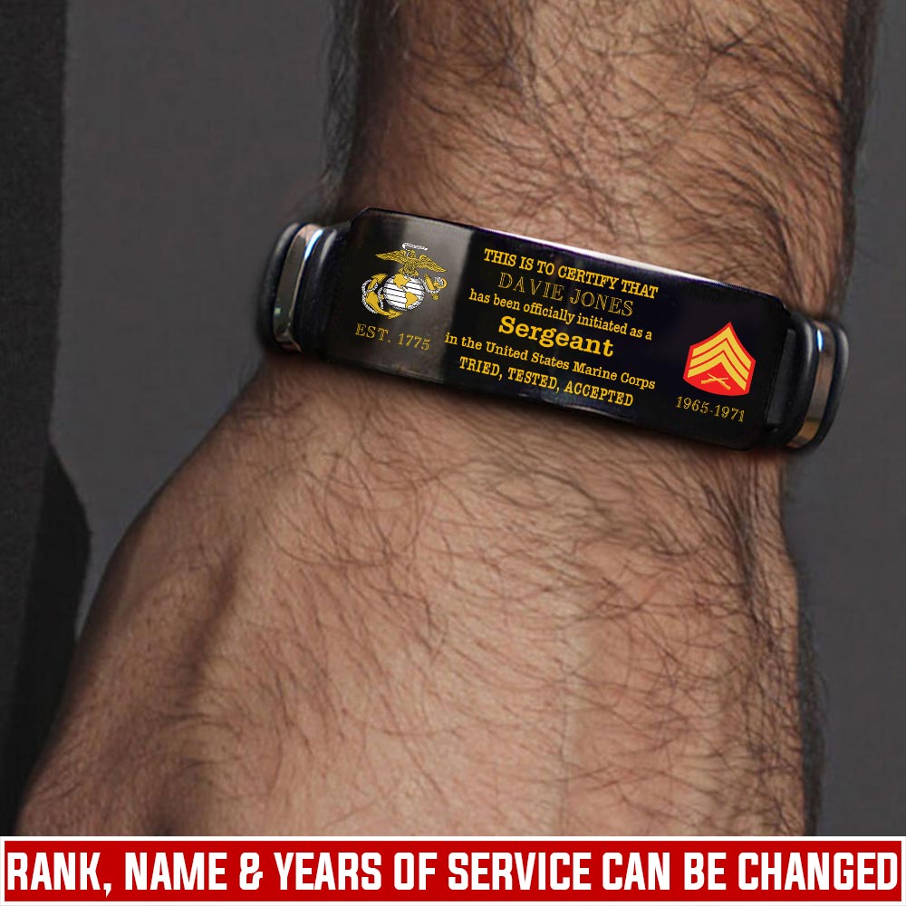 US Marine Corps, Remember - Honor - Respect - Bracelet