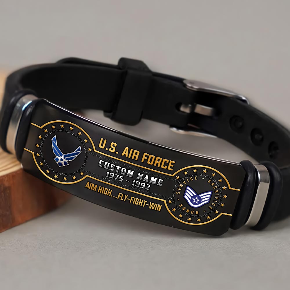 US Air Force , American By Birth, Veteran By Choice - Bracelet - Image 4