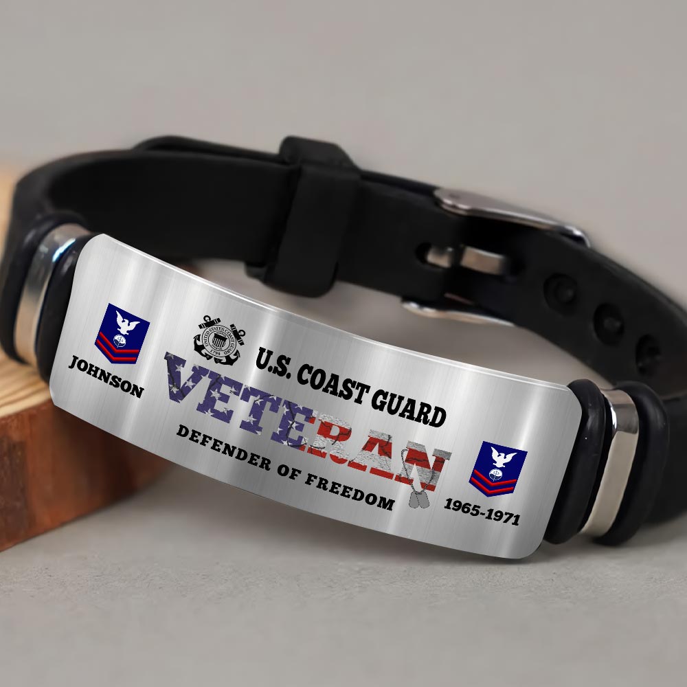 US Coast Guard, Remember - Honor - Respect - Bracelet - Image 3