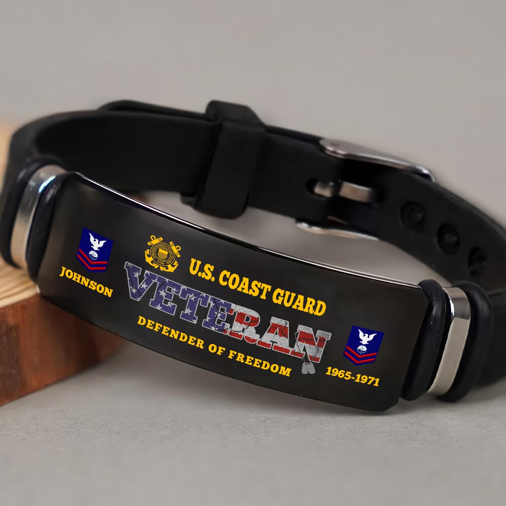 US Coast Guard, Remember - Honor - Respect - Bracelet - Image 4