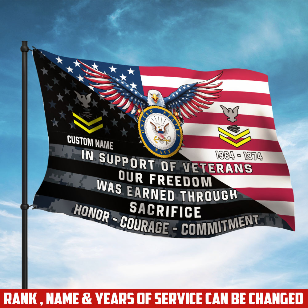 US Navy, Proud To Have Served - Flying Flag 3×5 Feet(90×150 Cm)