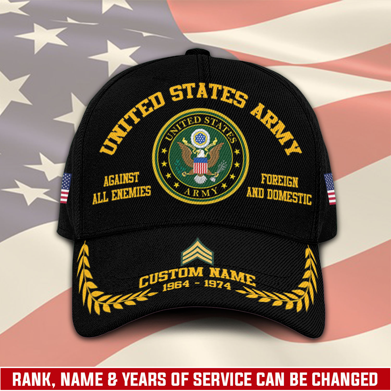 US Army, E 8 Army Master Sergeant - Classic Cap