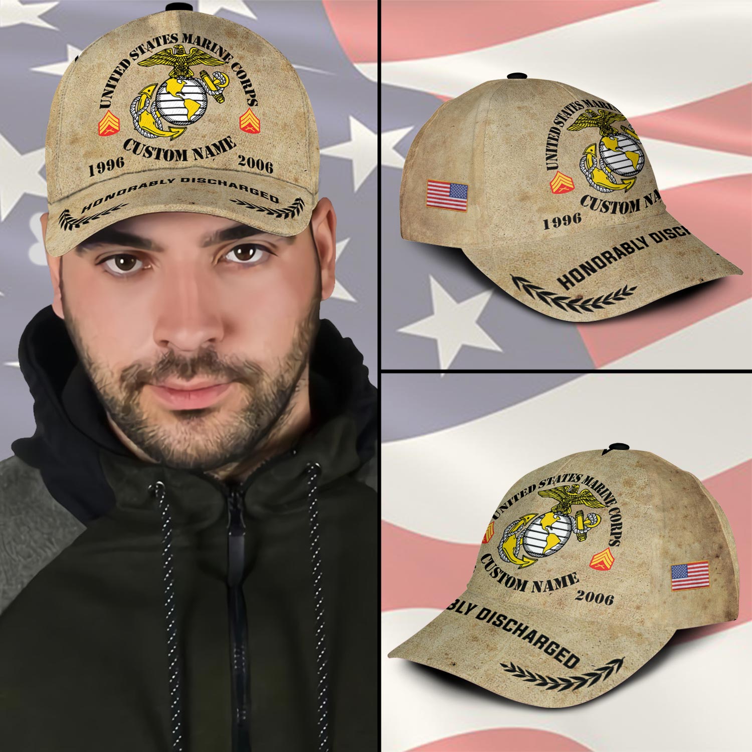 US Marine Corps, Freedom Isn't Free - Classic Cap - Image 3