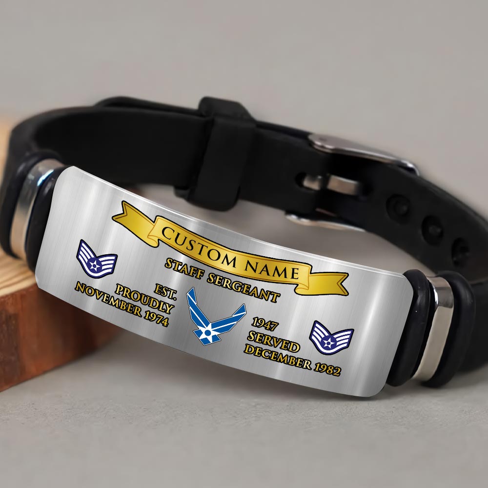 US Air Force , E 6 Air Force Technical Sergeant - Bracelet - Image 3