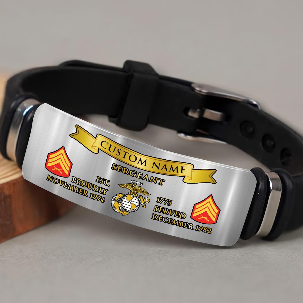 US Marine Corps, Honor, Duty, Service - Bracelet - Image 3