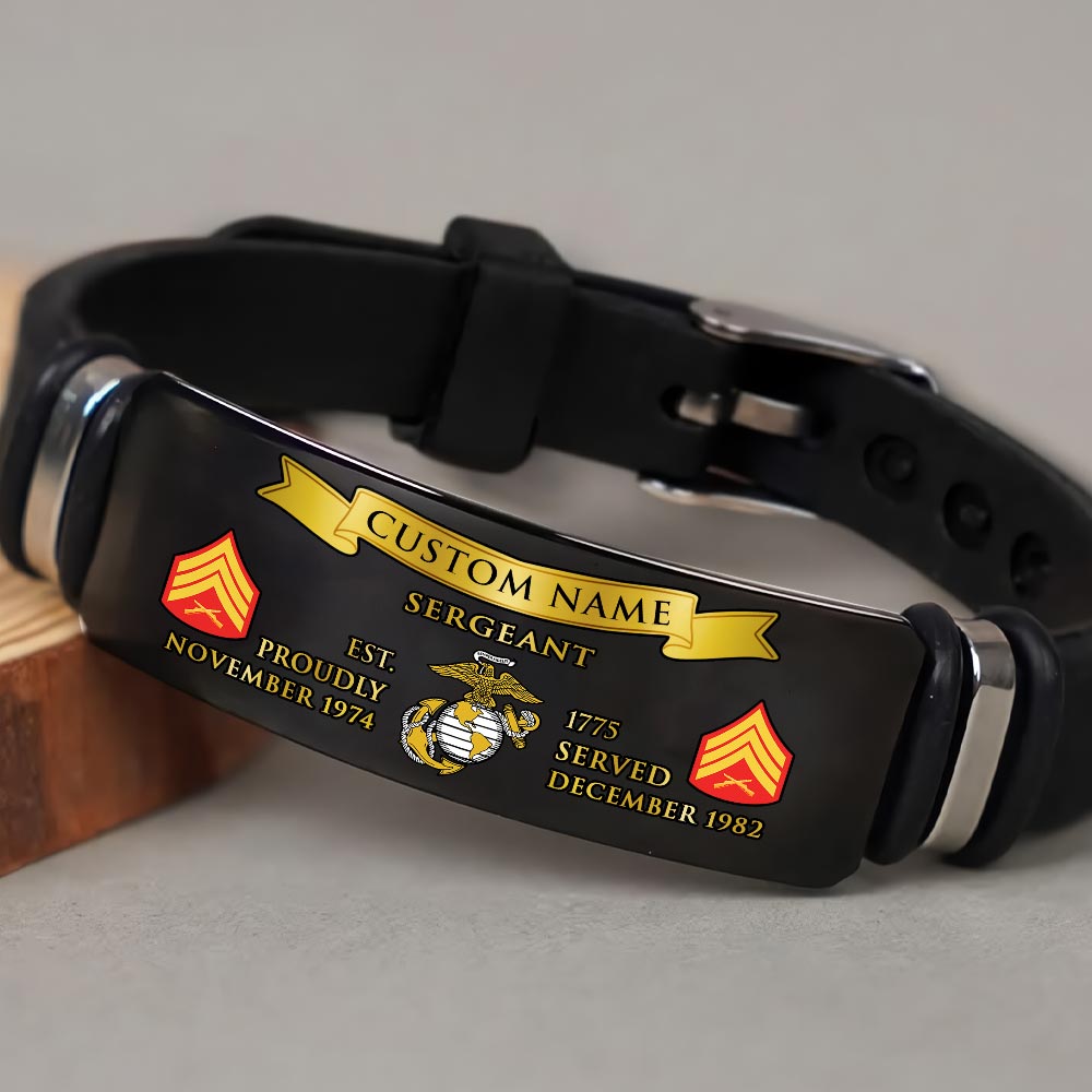 US Marine Corps, Honor, Duty, Service - Bracelet - Image 4