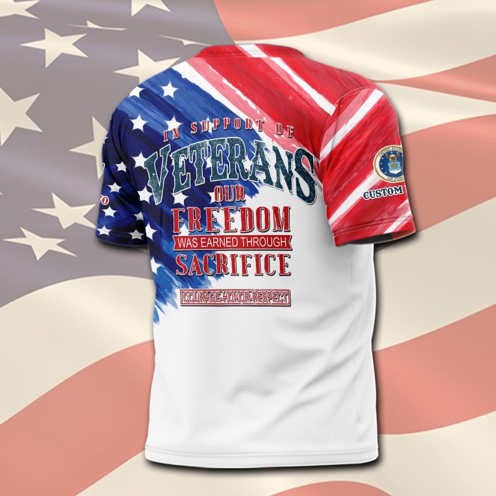 US Air Force , Lest We Forget - T-Shirt - Image 3