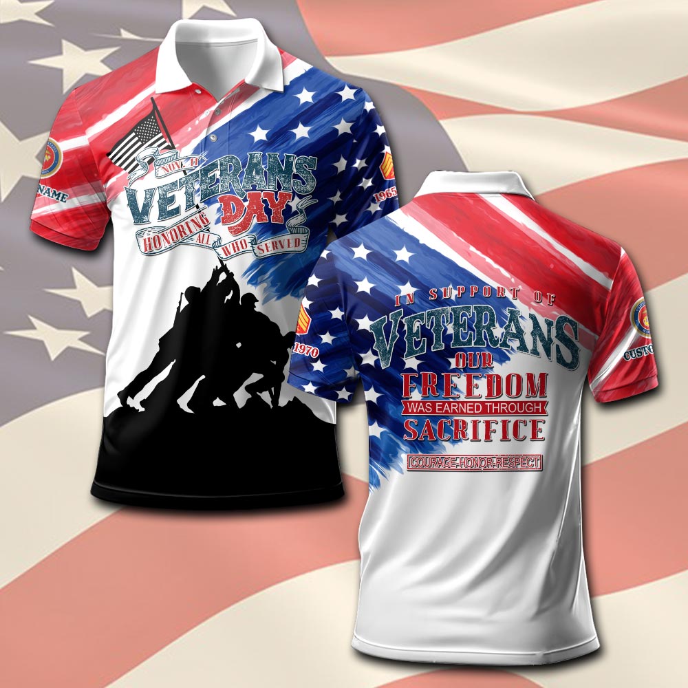 US Marine Corps, Served With Pride - Polo Shirt