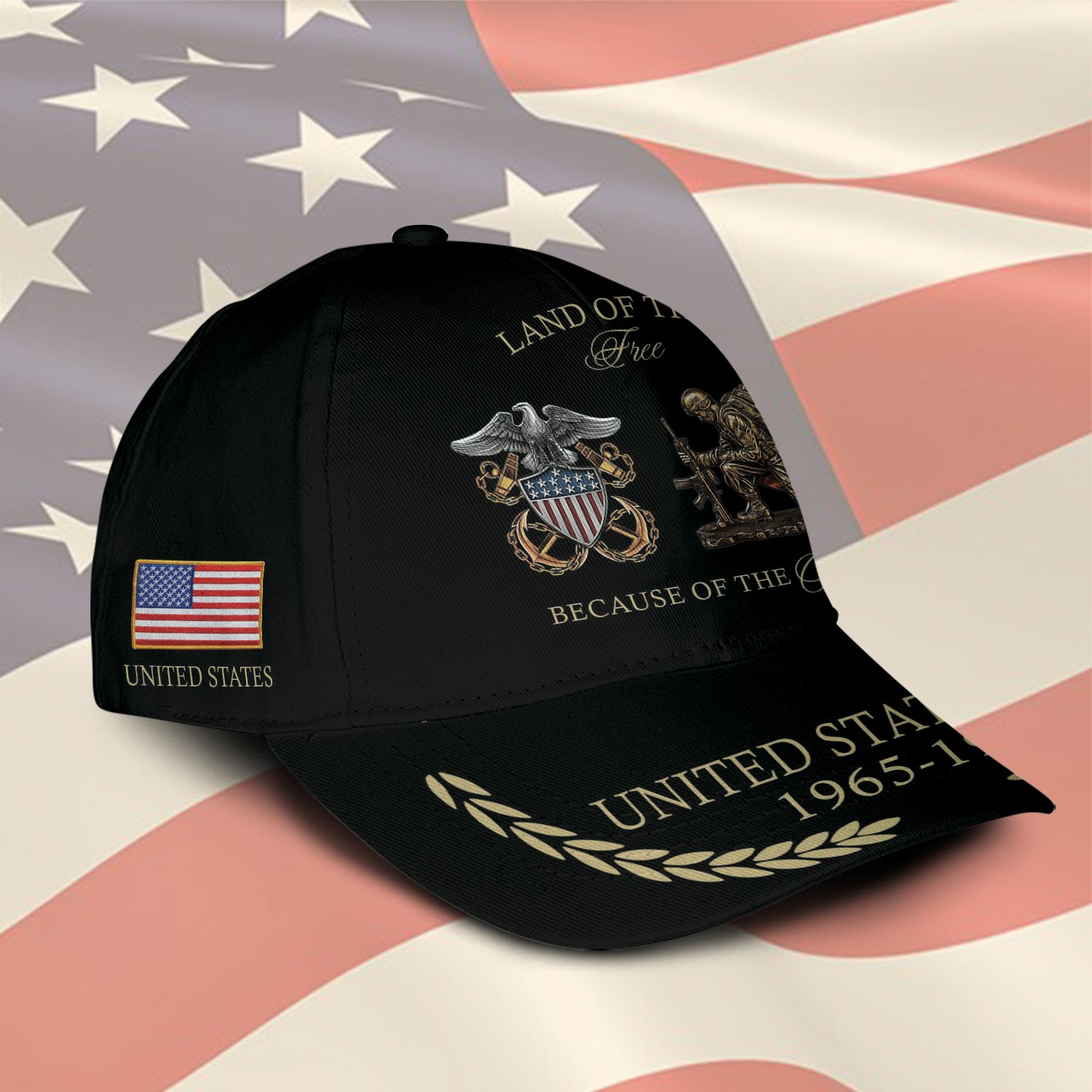US Navy, Honor - Courage - Commitment - Classic Cap - Image 2