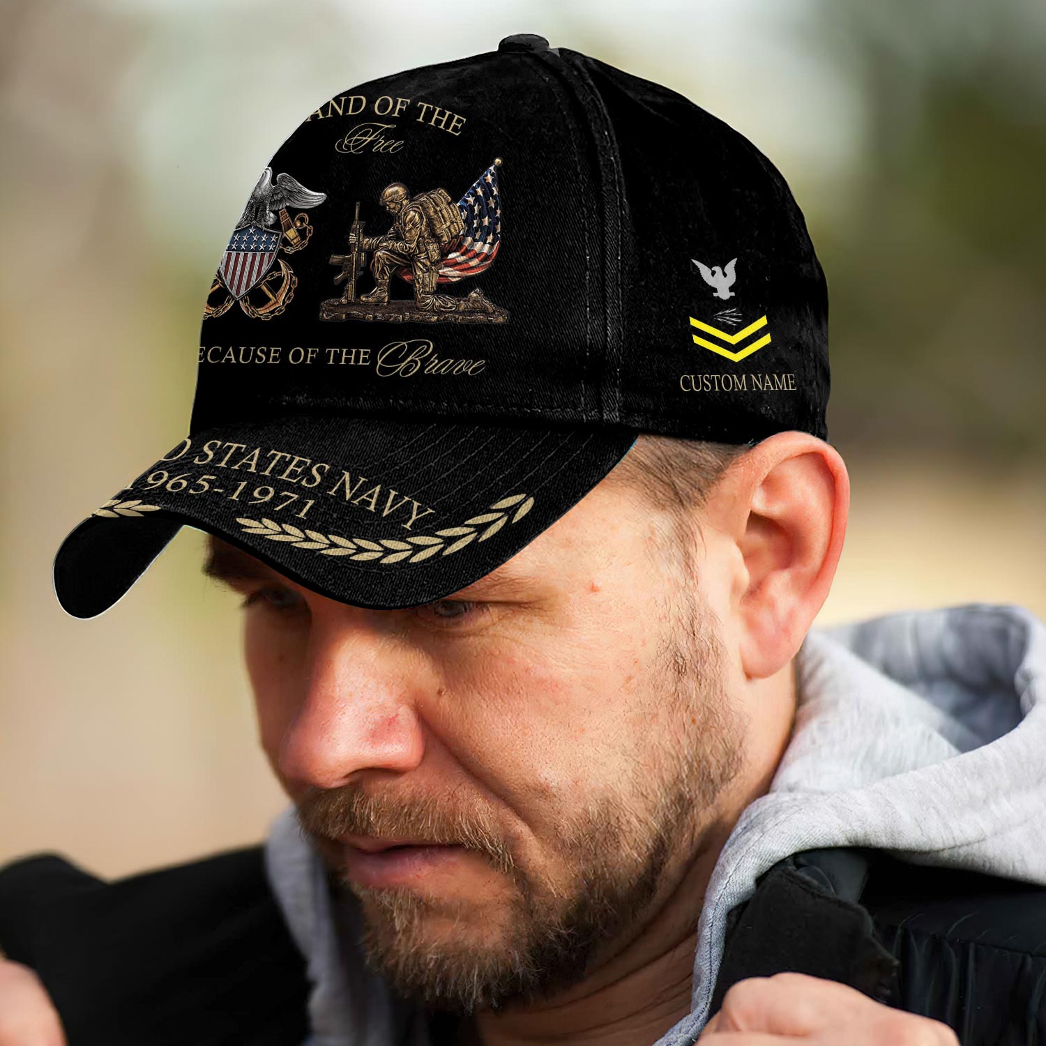 US Navy, Honor - Courage - Commitment - Classic Cap - Image 3