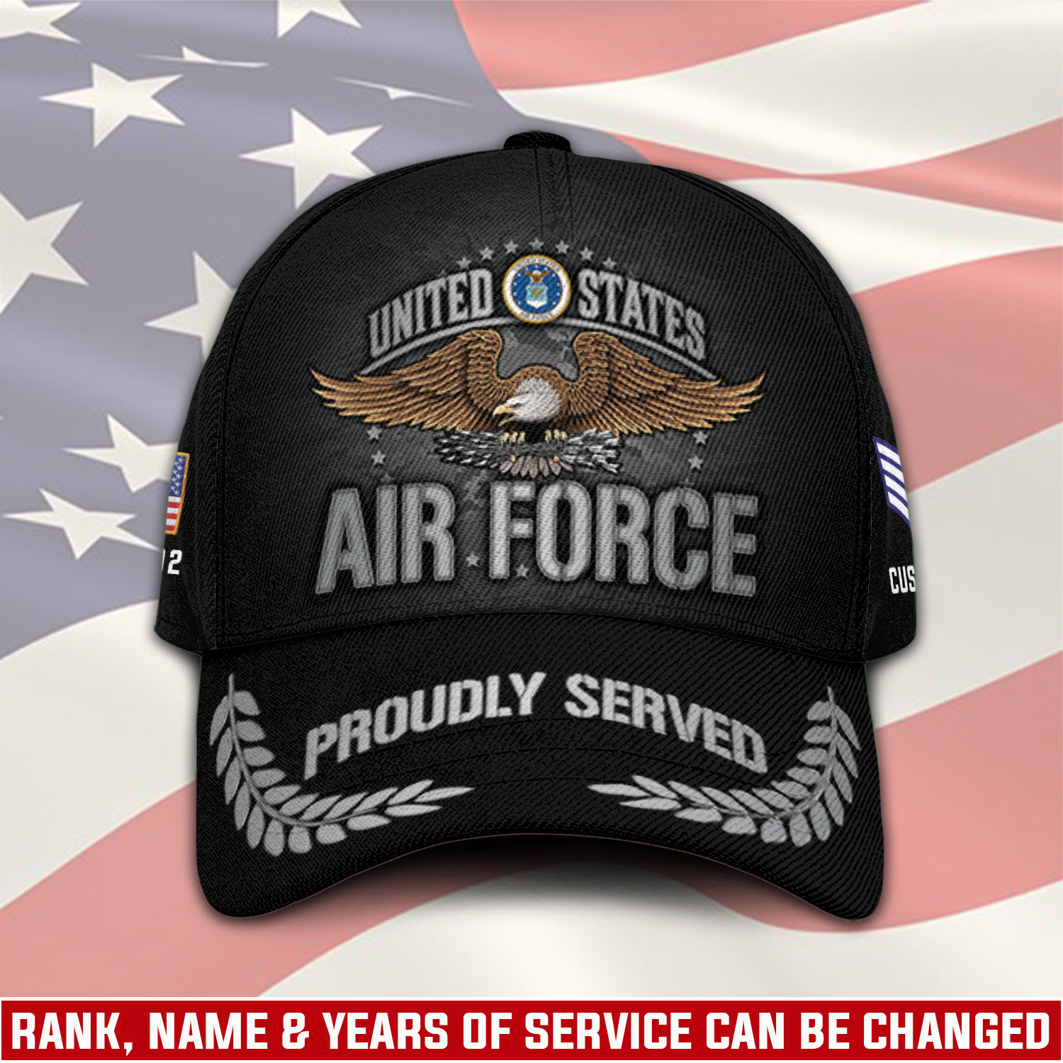 US Air Force, Honor, Duty, Service - Classic Cap