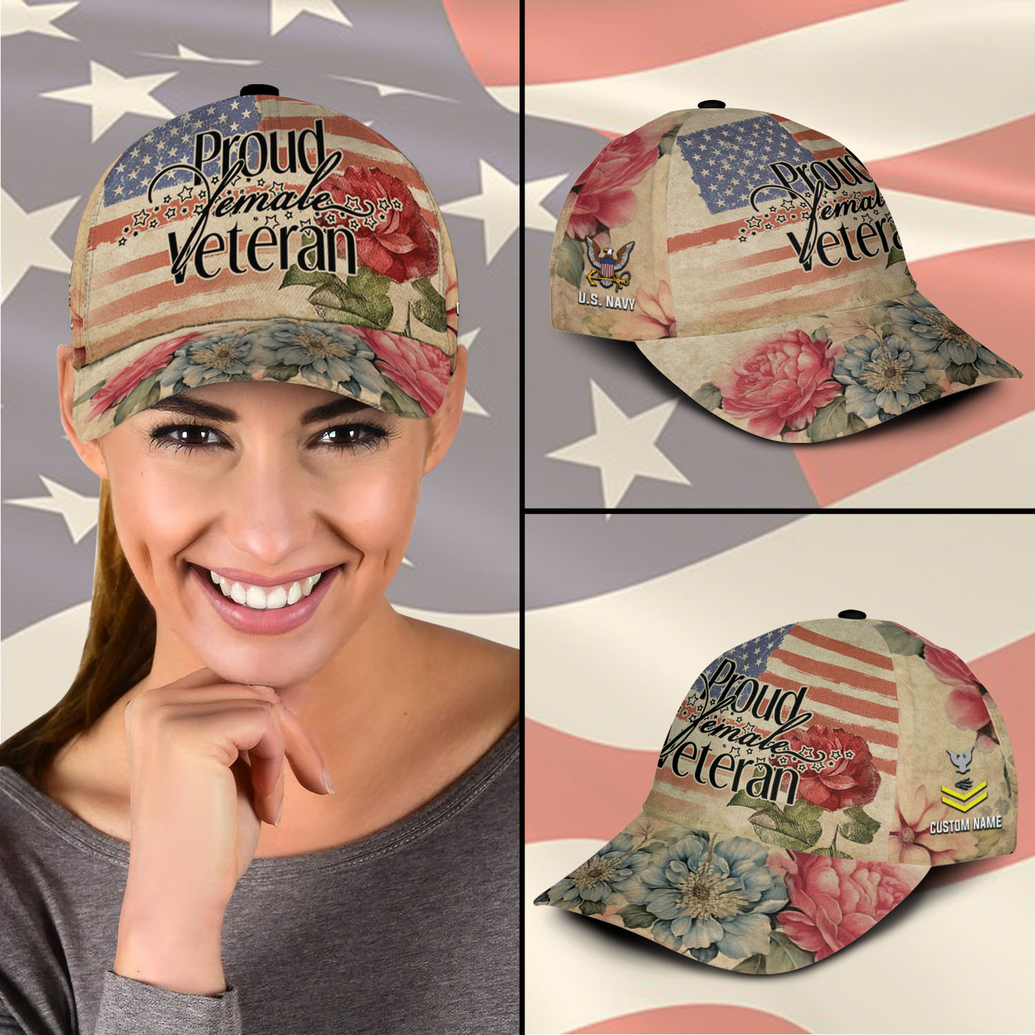 US Navy, Honor The Fallen - Classic Cap - Image 3