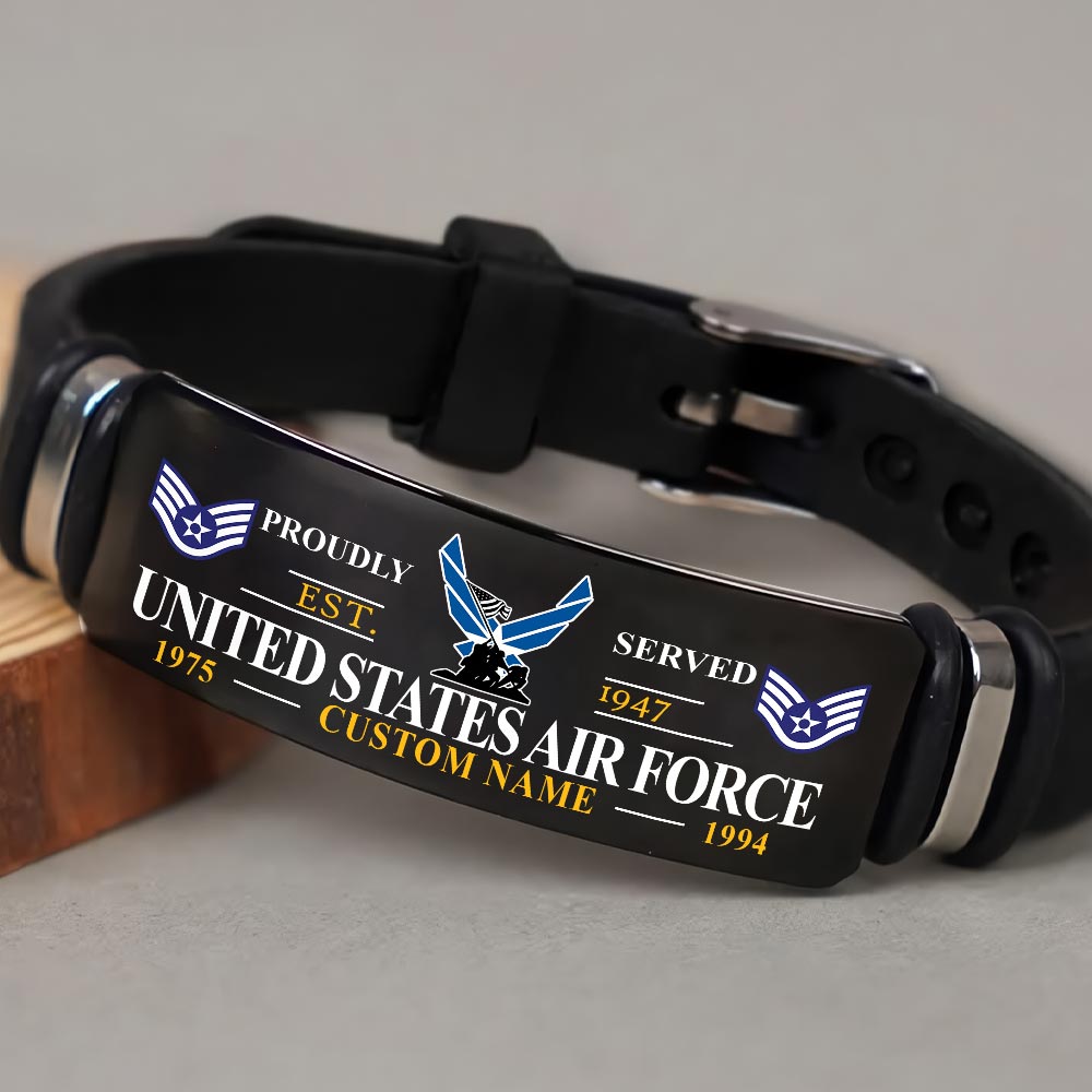 US Air Force , Land Of The Free, Because Of The Brave - Bracelet - Image 4