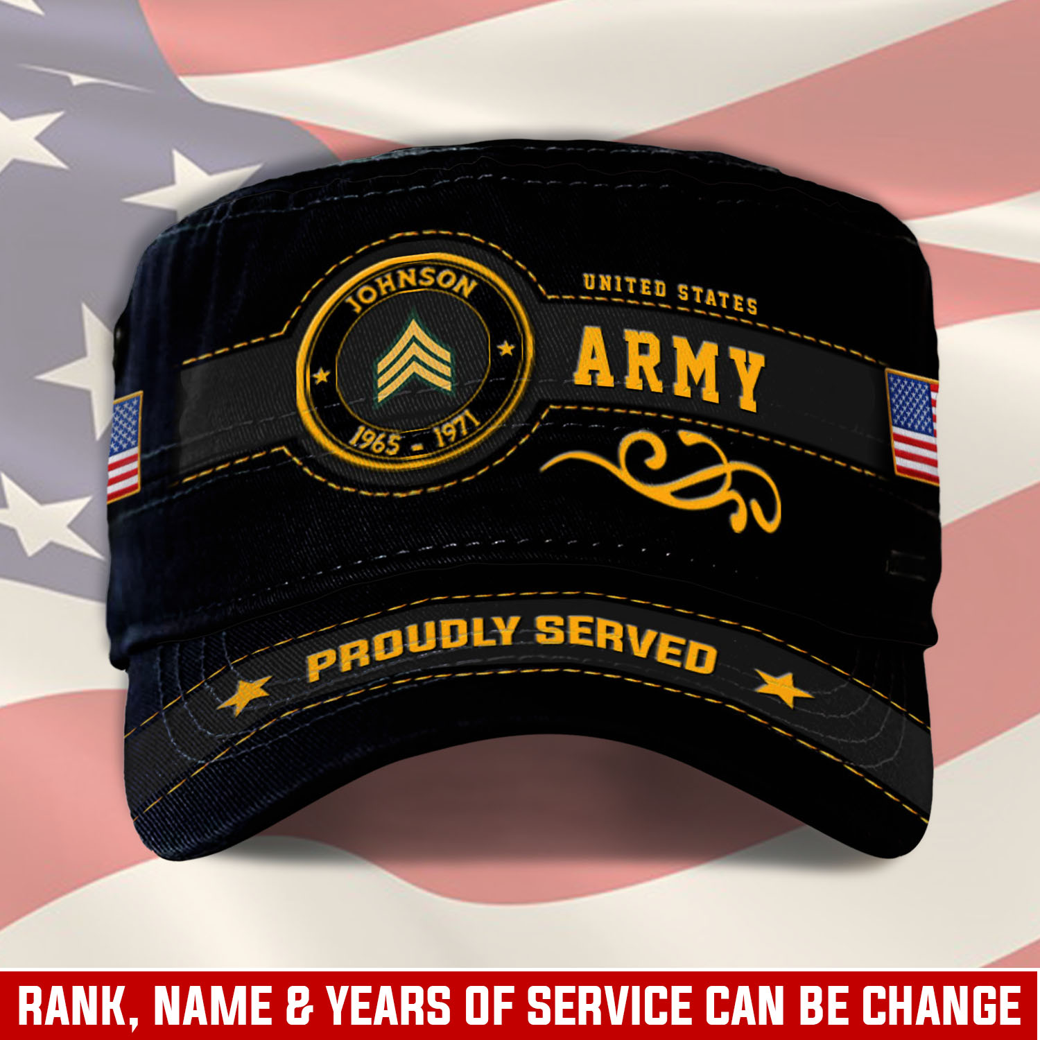 US Army, Proud To Have Served - Military Cap