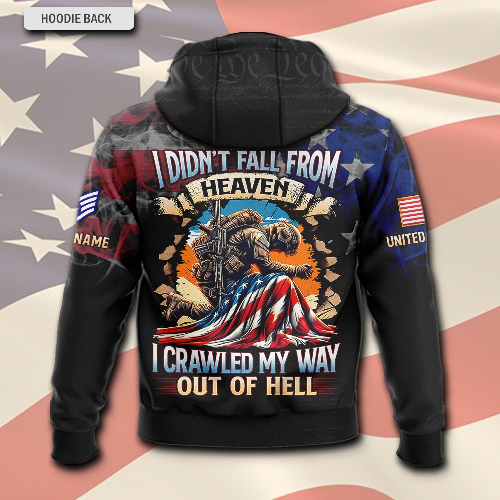 US Air Force , O 3 Air Force Captain - Hoodie - Image 3