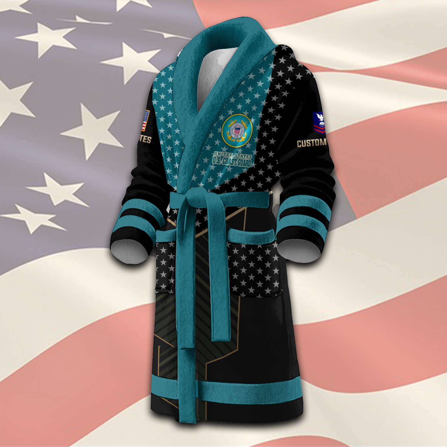 US Coast Guard, E 4 Red - Night Gown - Image 2