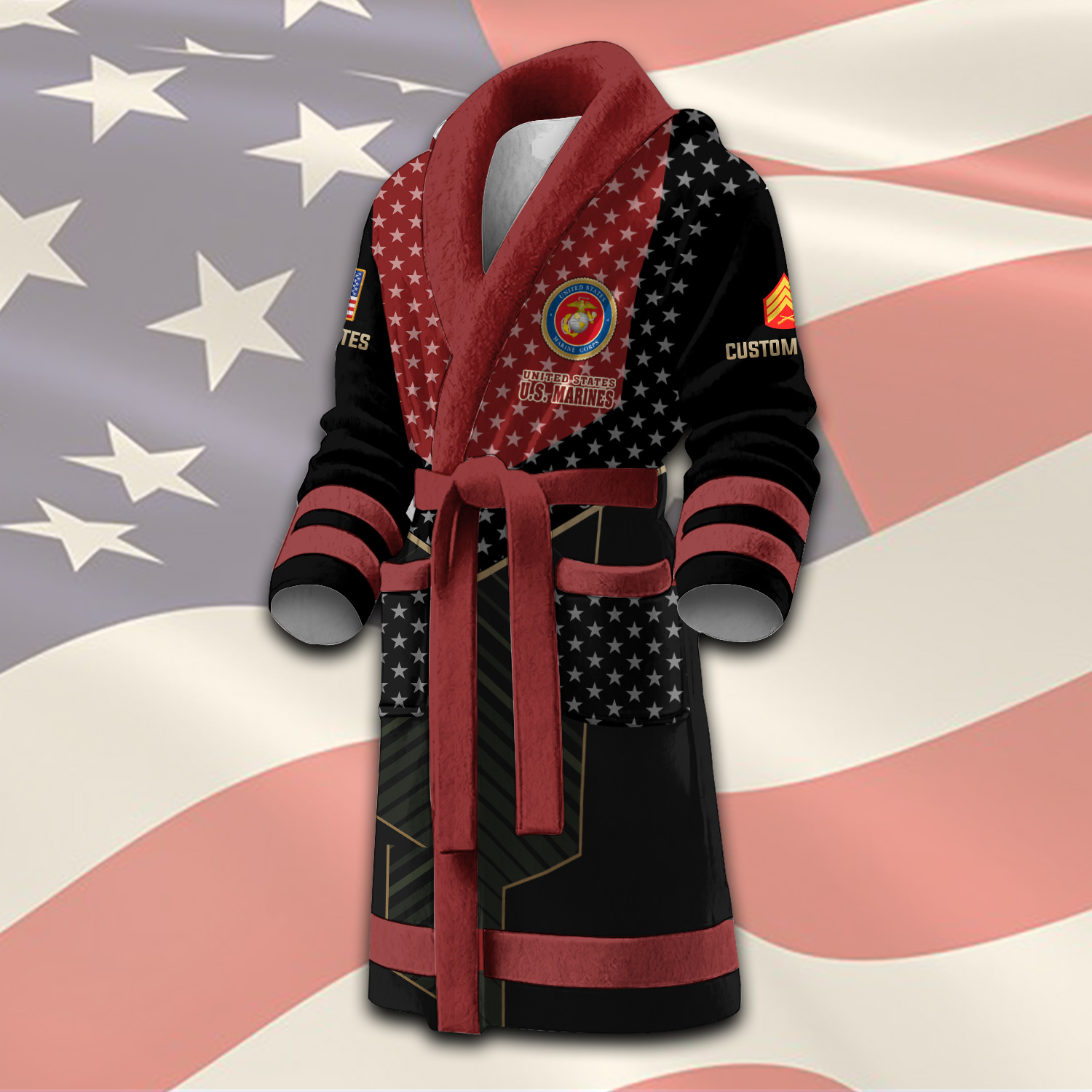 US Marine Corps, O 2 Marines First Lieutenant - Night Gown - Image 2